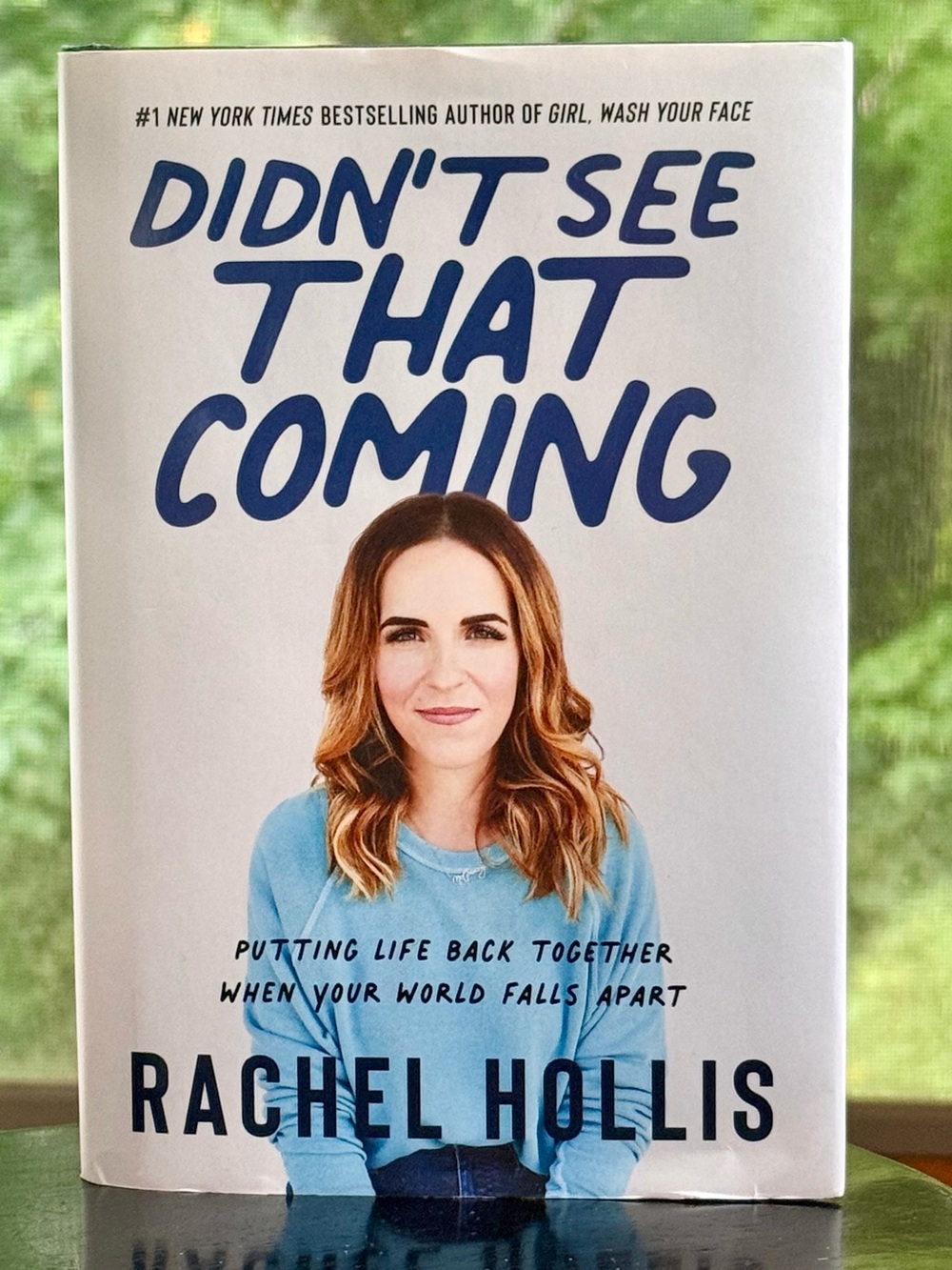 "Didn't See That Coming" Hardcover - Blue